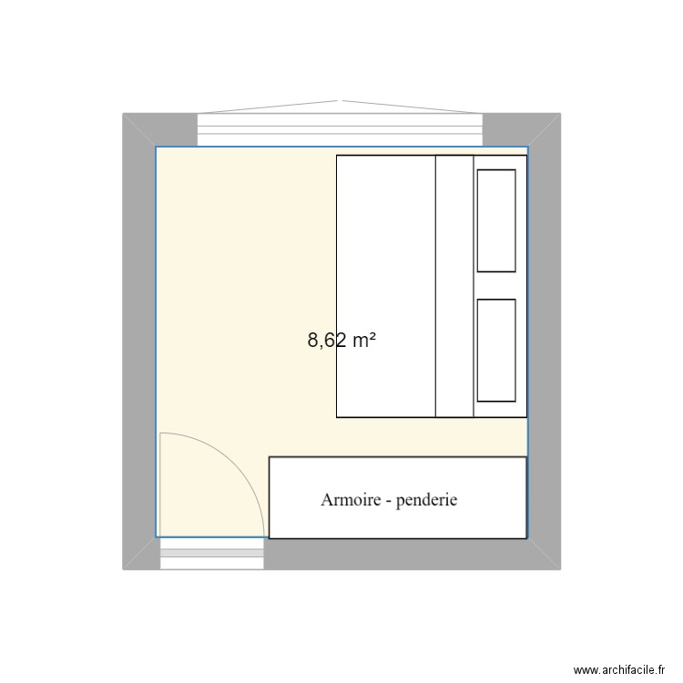 CHAMBRE 2. Plan de 0 pièce et 0 m2