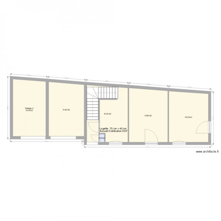 RDC Maison. Plan de 0 pièce et 0 m2