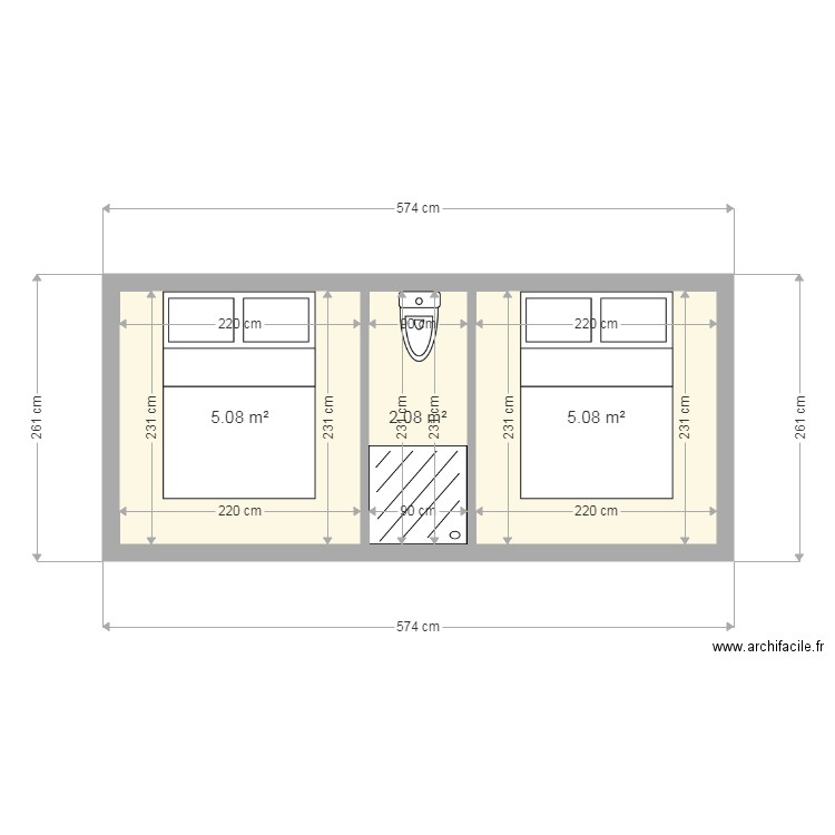 CASIEZ. Plan de 0 pièce et 0 m2