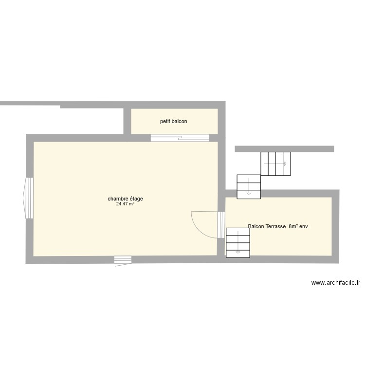 extentio etage. Plan de 0 pièce et 0 m2