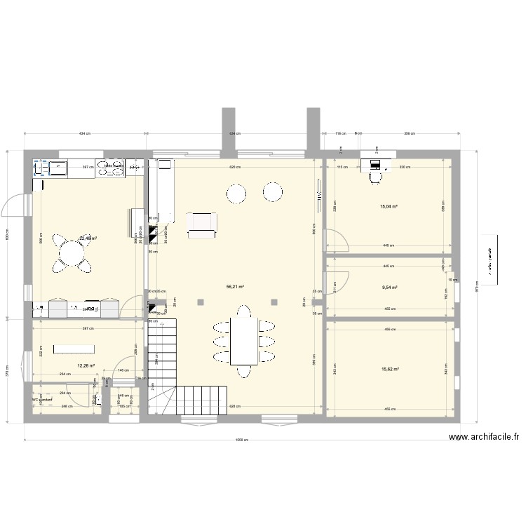 ESSAIS RDC. Plan de 0 pièce et 0 m2