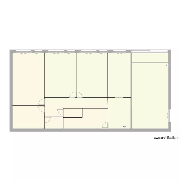 brunet appart. Plan de 