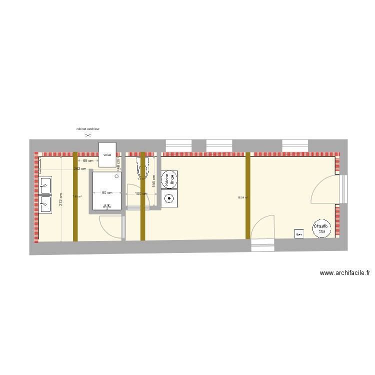 Salle de bain 2. Plan de 0 pièce et 0 m2