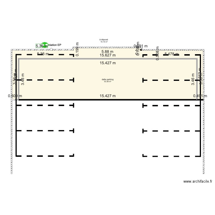 PARKING ECODECO. Plan de 0 pièce et 0 m2