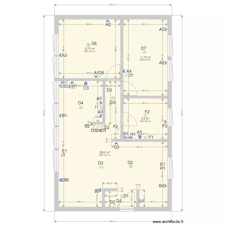 gerard electricite paduwa. Plan de 