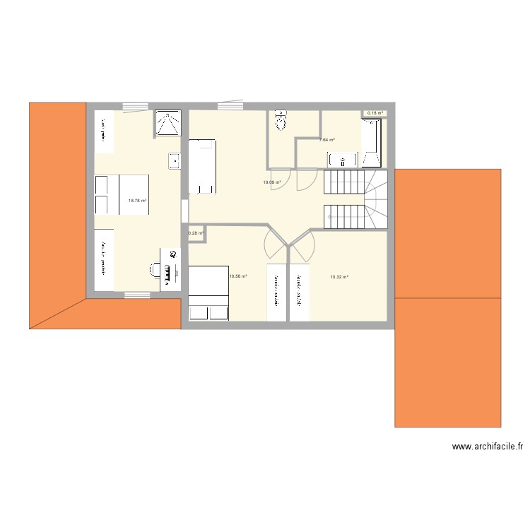 maison etoile haut. Plan de 0 pièce et 0 m2