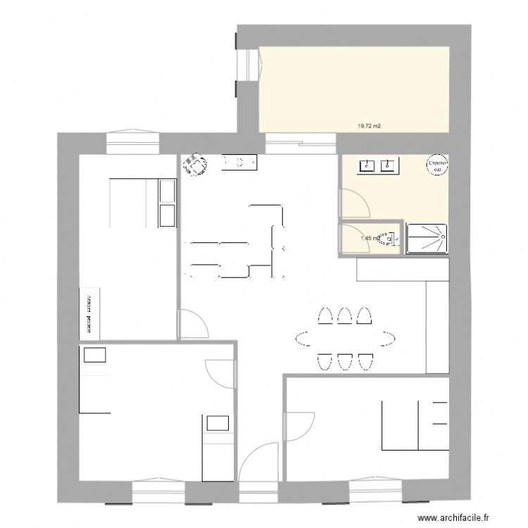 grenier 3. Plan de 0 pièce et 0 m2