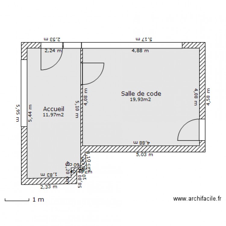 auto ecole BRUNET. Plan de 0 pièce et 0 m2