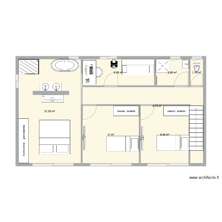 Nella Jordan R+1 (2). Plan de 0 pièce et 0 m2