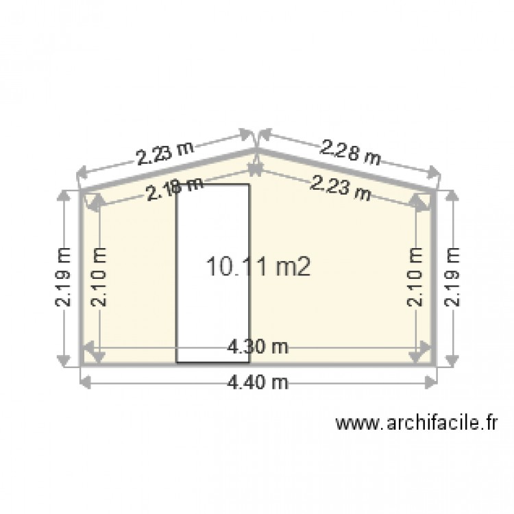 ourson love face nord. Plan de 0 pièce et 0 m2