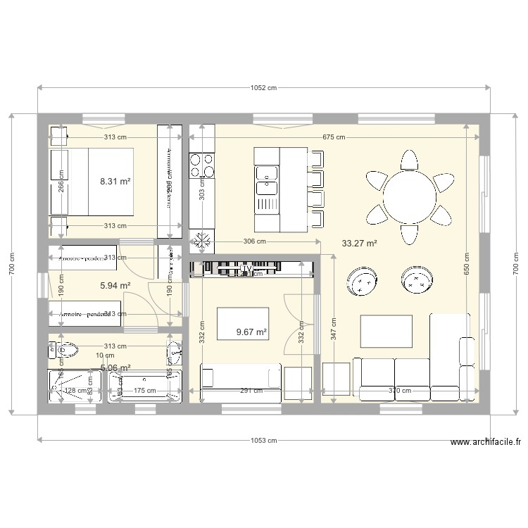 B 22. Plan de 0 pièce et 0 m2