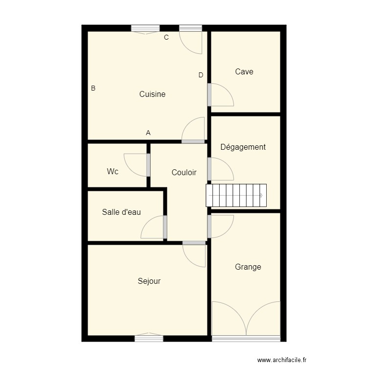 PLAN KESSE RDC. Plan de 0 pièce et 0 m2