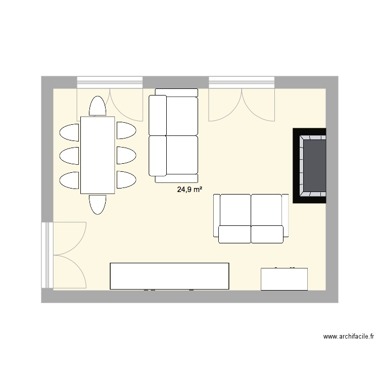 salon taurines. Plan de 0 pièce et 0 m2