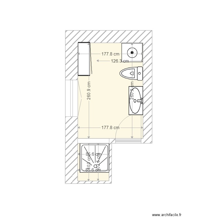 plan 1. Plan de 0 pièce et 0 m2