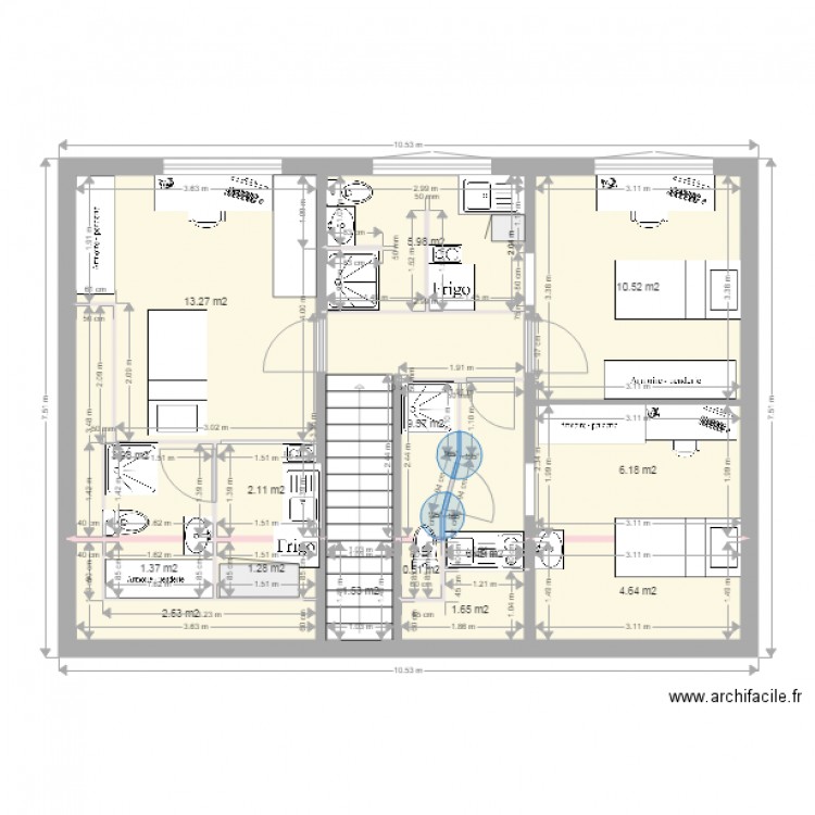 maurice geslin 2 etage. Plan de 0 pièce et 0 m2