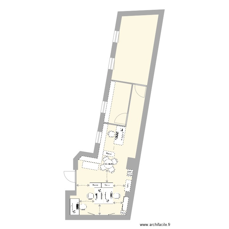 Bureau Sécurité Hypothèse 01. Plan de 0 pièce et 0 m2