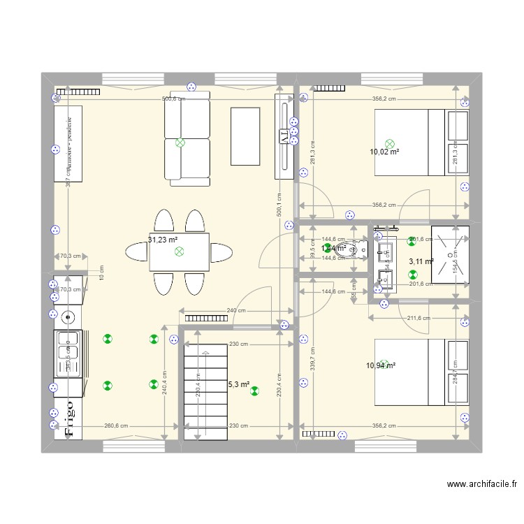 LAON R+1. Plan de 0 pièce et 0 m2