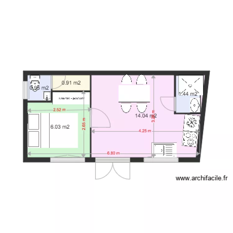 MOBIL HOME 2. Plan de 