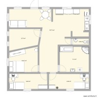 Plan maison de 100M2