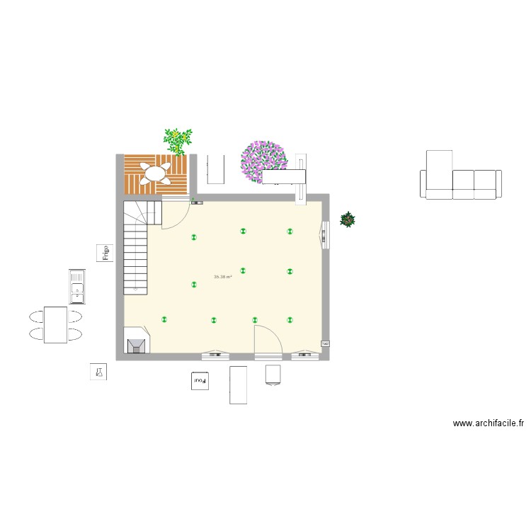 maison la chatre. Plan de 0 pièce et 0 m2