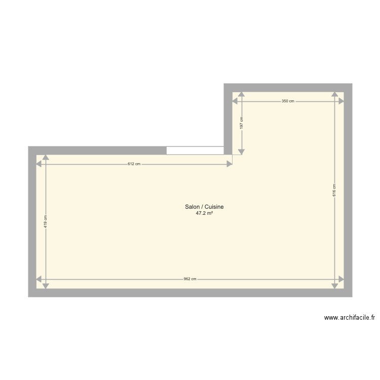 salon. Plan de 0 pièce et 0 m2