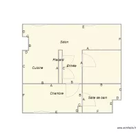 Croquis AVIRON IMMO 2&egrave;me &eacute;tage