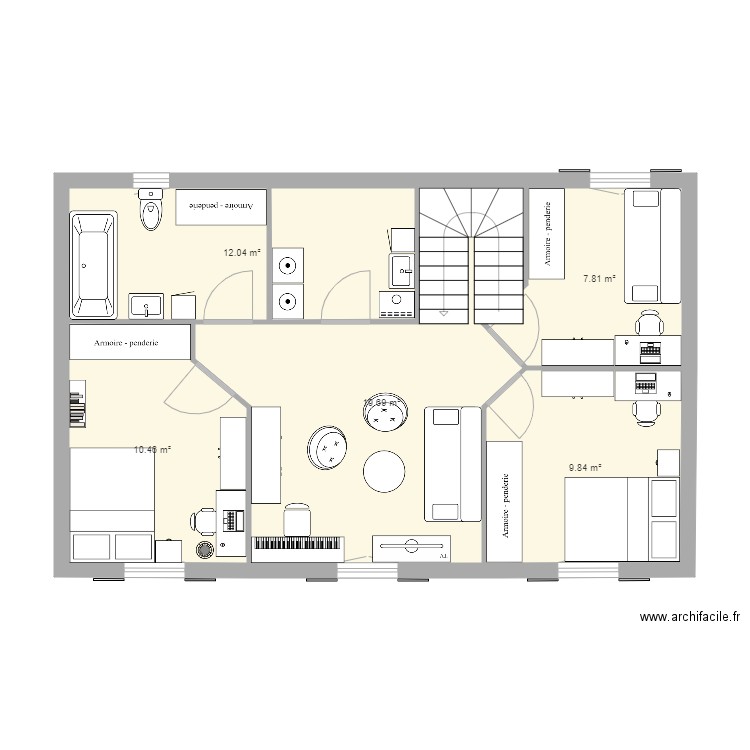 Dream house floor. Plan de 0 pièce et 0 m2