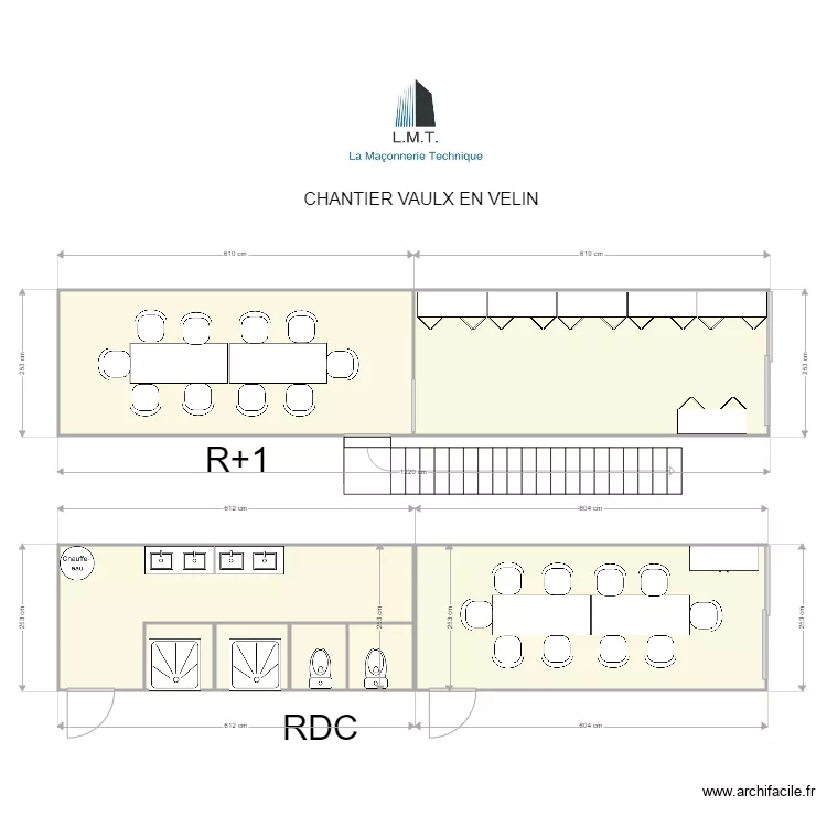 LMT VAULX EN VELIN. Plan de 