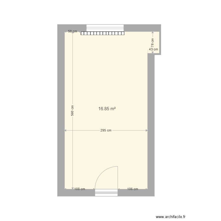 Dressing chambre. Plan de 0 pièce et 0 m2