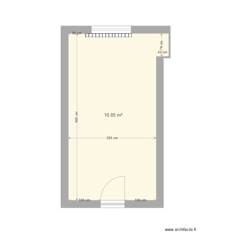 Dressing chambre. Plan de 0 pièce et 0 m2