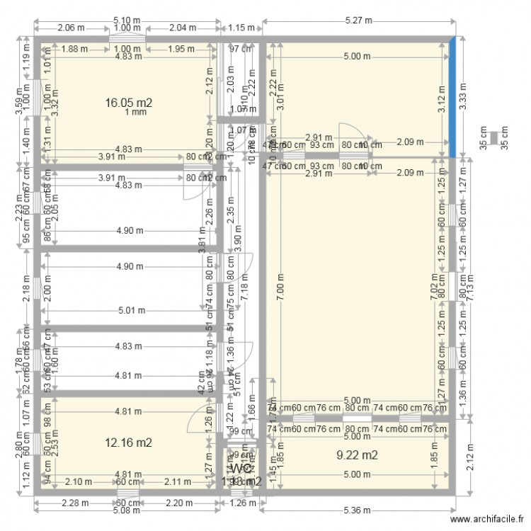 PLAN DE NOTRE MAISON 4. Plan de 0 pièce et 0 m2