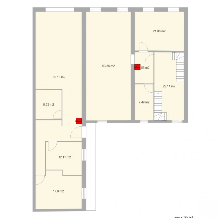 haxo 1er enedis. Plan de 0 pièce et 0 m2
