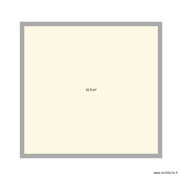 Garage Pompignan 04 05 25. Plan de 1 pièce et 43 m2