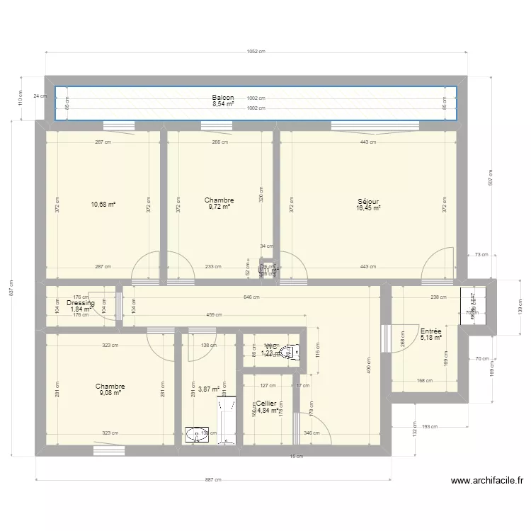 Thiebault & Juliette. Plan de 