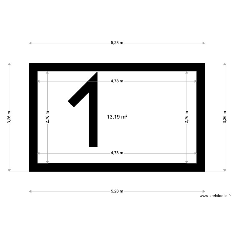 off1. Plan de 0 pièce et 0 m2