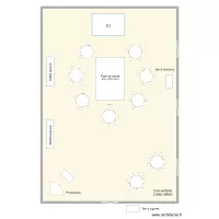 Plan de salle Ondine & Romain