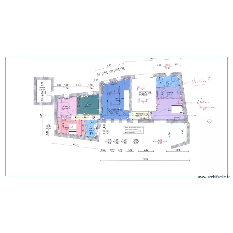 FERLAY Etage. Plan de 