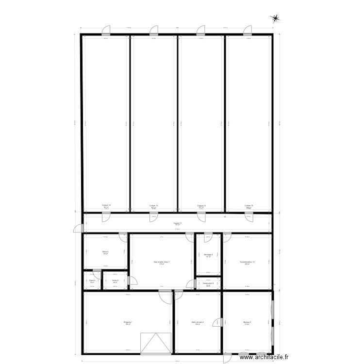 plan nom. Plan de 0 pièce et 0 m2