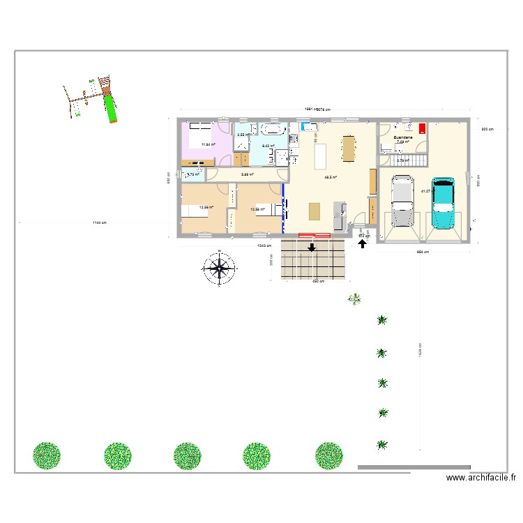 MAISON  FONTAINE TEST ESCALIER. Plan de 0 pièce et 0 m2