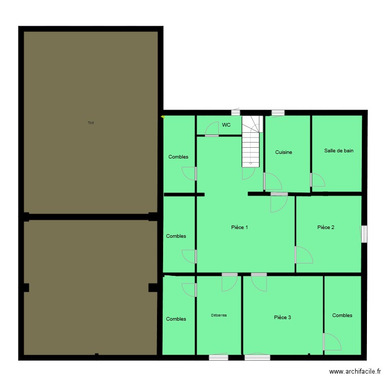 maison bayonne existant. Plan de 0 pièce et 0 m2