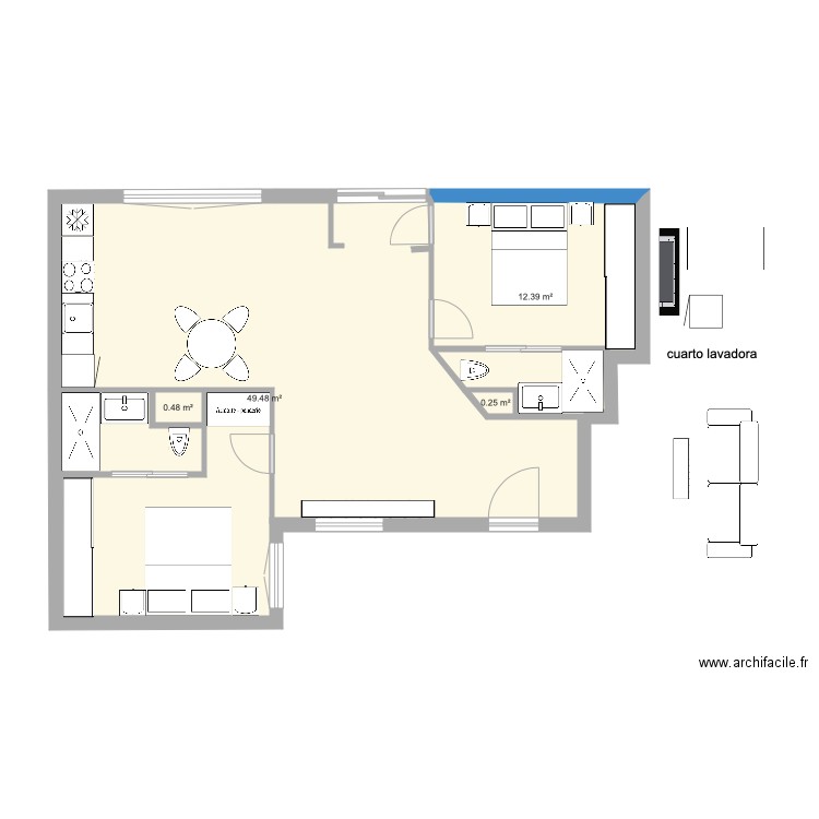 claudio Coello habitación cocina. Plan de 0 pièce et 0 m2