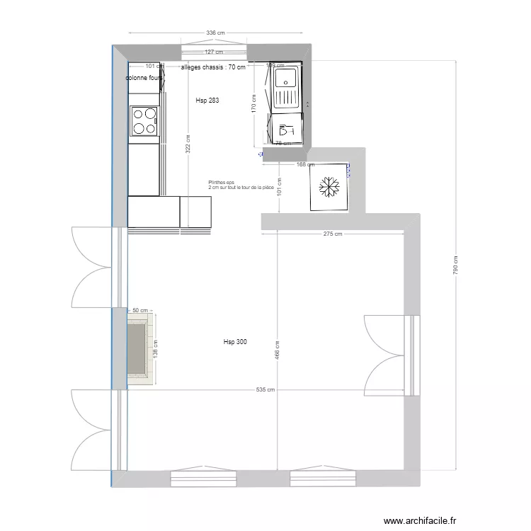 cuisine projet 1. Plan de 