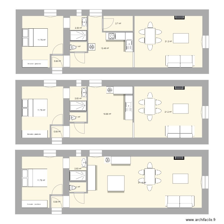 Sirène T2. Plan de 0 pièce et 0 m2