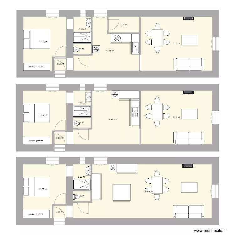 Sir&egrave;ne T2. Plan de 