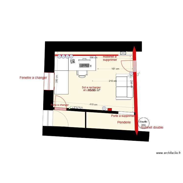 Pezilla RDC . Plan de 0 pièce et 0 m2