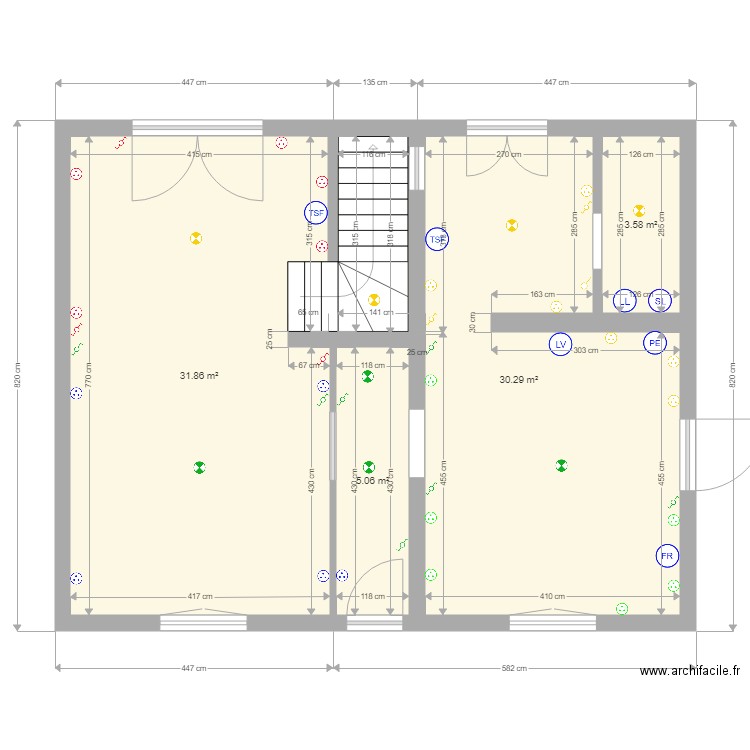 Louana Rez Bon Electricité. Plan de 0 pièce et 0 m2