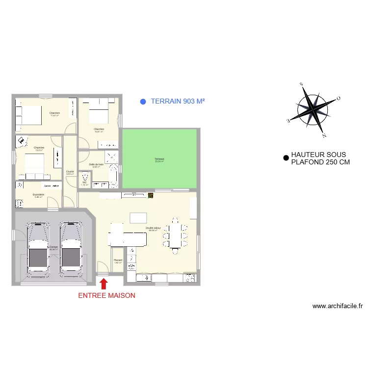 carré. Plan de carré. Plan de