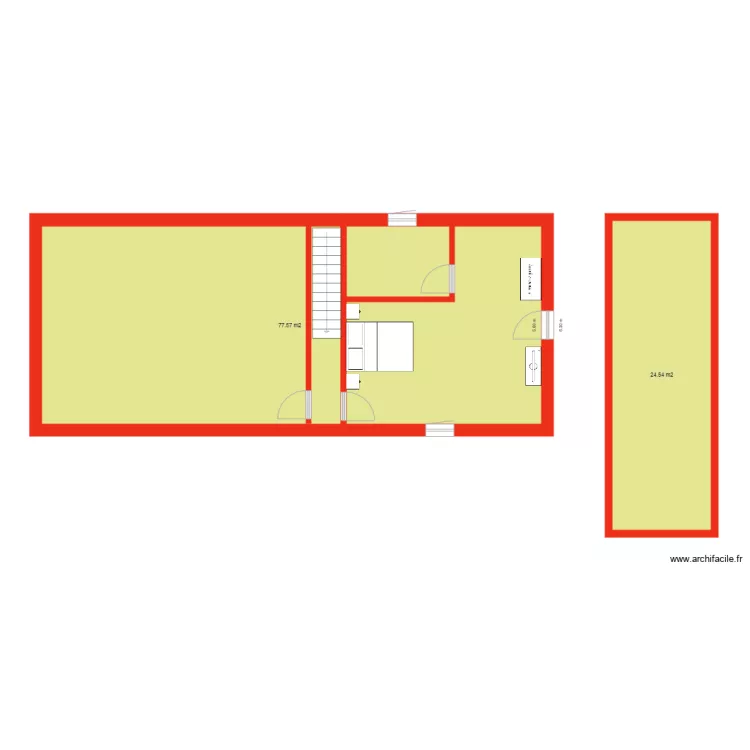 villa delle rose 4. Plan de 