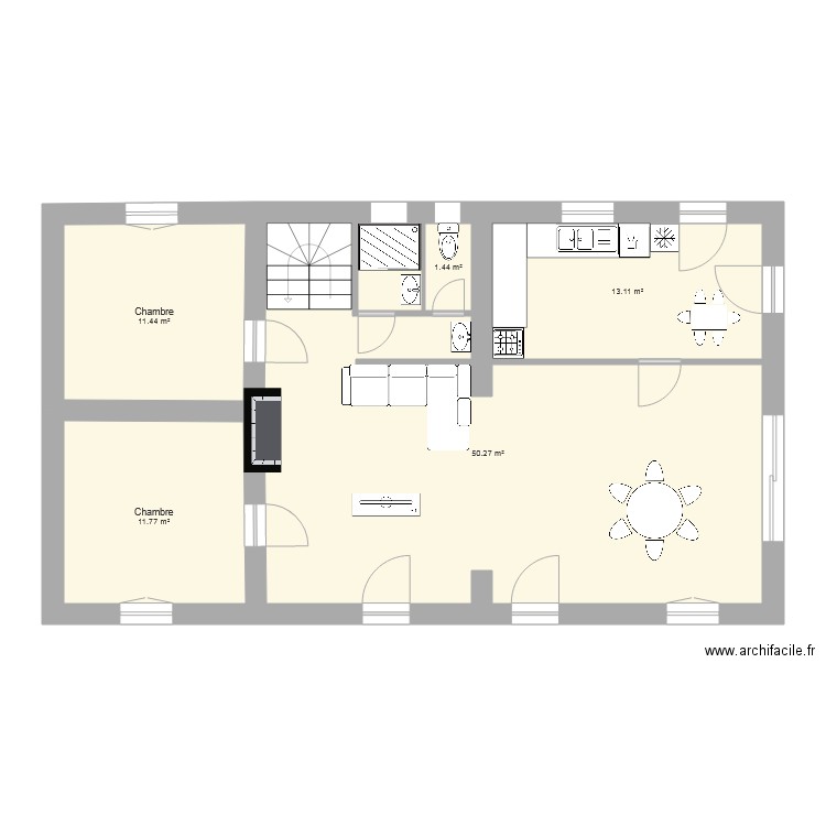 Maison du bonheur. Plan de 0 pièce et 0 m2