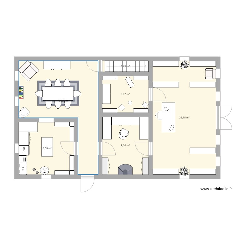 RDC Almoroz. Plan de 0 pièce et 0 m2